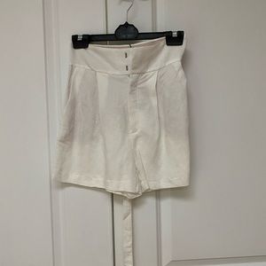 Mango Linen Shorts